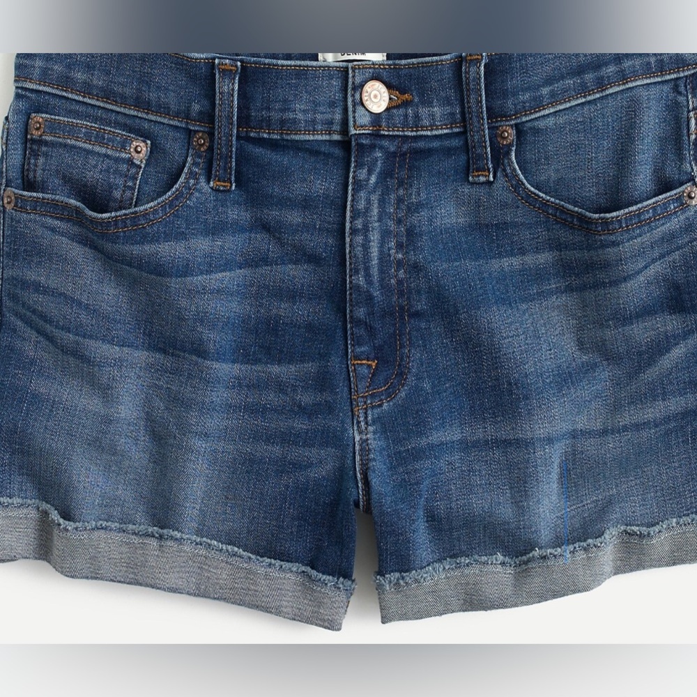 J.Crew Mercantile Denim Shorts Size 32 Classic Stretch Like New JCrew